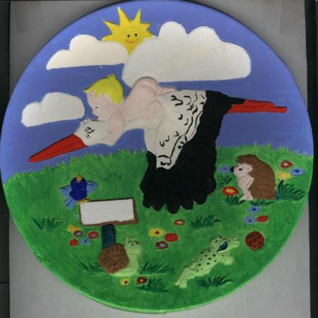 Plâtre peint